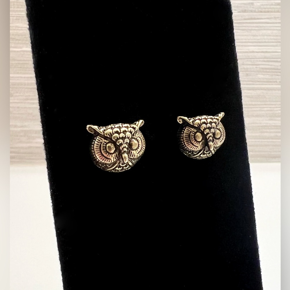 Vintage Owl Earrings